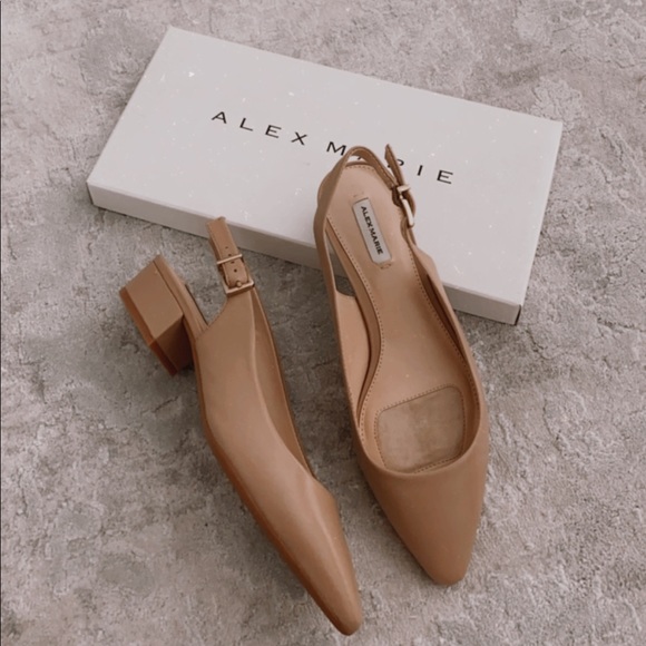 Alex Marie Shoes - ALEX MARIE Pointy Toe Slingback Low Heel